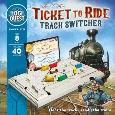 Ticket to Ride: Track Switcher er en hjernevrider, med et tema inspireret af den kendte brætspilsserie