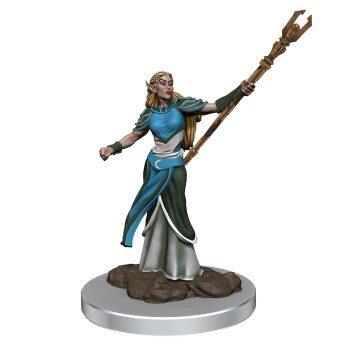 Slib magien løs som Female Elf Sorcerer med denne formalede figur fra Icons of the Realms serien til D&D eller andre bordrollespil.