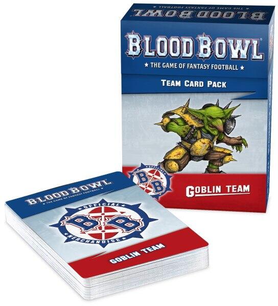 Goblin Team Card Pack er spiller kort redesignet til Second Season af figurspillet Blood Bowl
