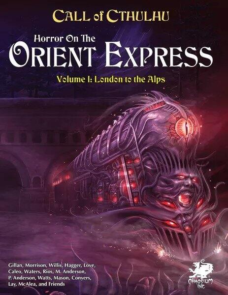 Den første bog af Horror on the Orient Express dækker rejsen frem til Alperne