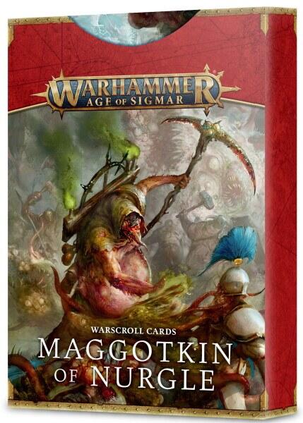 Warscroll Cards: Maggotkin of Nurgle giver dig hurtigt overblik over regler og egenskaber for denne Warhammer Age of Sigmar hær