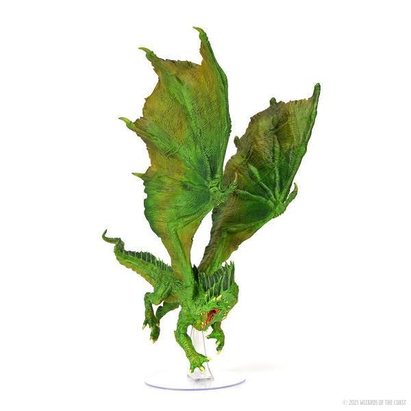 Tilføj denne flotte Adult Green Dragon Premium Figure til D&D spillebordet eller som en flot udstilling.