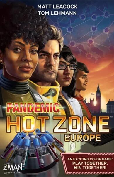Benhandel sygdommen, del viden og find kuren i det hurtige samarbejdsbrætspil Pandemic Hot Zone Europa Nordic