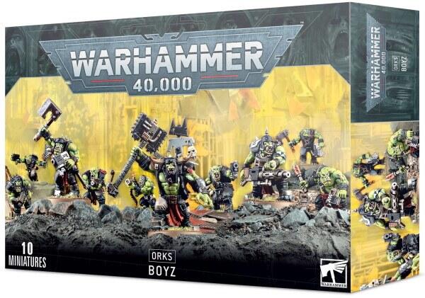 Boyz (Combat Patrol) giver dig flotte ork miniaturer, klar til Warhammer 40.000 slag
