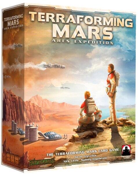 Terraforming Mars: Ares Expedition er en udgave af det kendte brætspil, hvor fokus er på kort-mekanikker