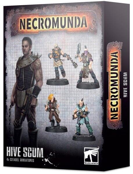 Hive Scum kan tilføjes til andre bander, eller bruges til at bygge deres egen i figurspillet Necromunda
