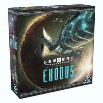 Seeders from Sereis: Exodus er et sci-fi brætspil for 2-4 spillere