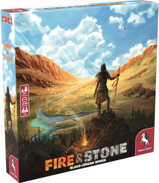 Fire & Stone er et brætspil for hele familien, hvor I skal sprede menneskeheden over hele verdenen