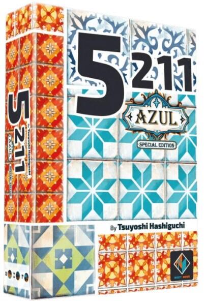 5211 Azul Special Ed. er en udgave af kortspillet med flot artwork fra Azul brætspillene