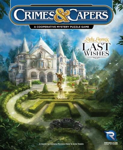 Crimes & Capers: Lady Leona's Last Wishes er et mysteriebrætspil hvor spillerne sammen opklarer Lady Leonas død