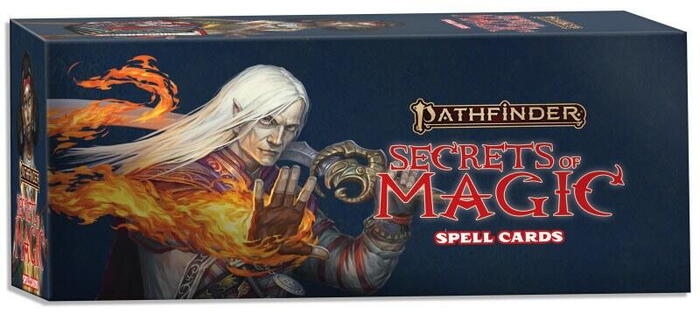 Spell Cards: Secrets of Magic indeholder referencekort til over 400 Pathfinder besværgelser