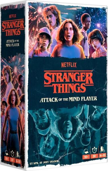 Stranger Things: Attack of the Mind Flayer (Dansk) er et selskabs-brætspil for 4-10 spillere