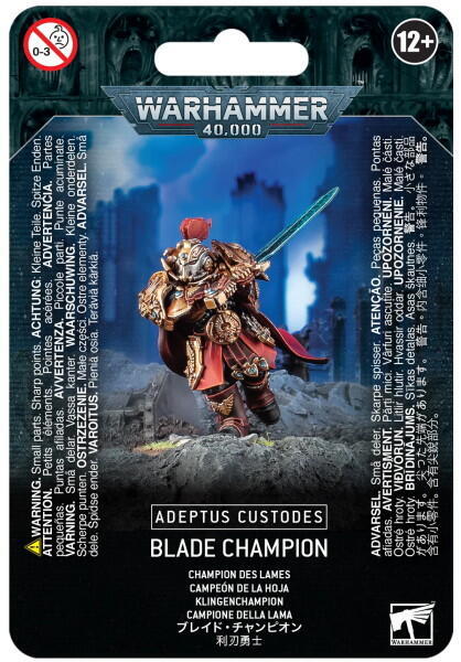 Blade Champion er en specialiseret kriger fra Adeptus Custodes