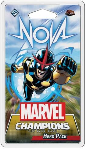 Nova Hero Pack til Marvel Champions kortspillet tilføjer den højtflyvende helt