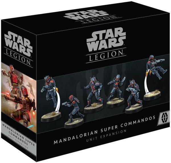 Mandalorian Super Commandos Unit Expansion indeholder 6 figurer til Star Wars: Legion figurspillet