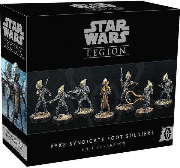 Pyke Syndicate Foot Soldiers Unit Expansion kan bruges med alle fraktioner i Star Wars: Legion