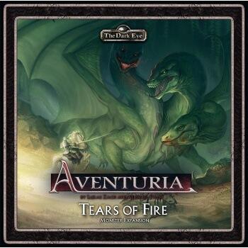 Aventuria: Tears of Fire Monster Expansion indeholder et stort monster, der kan både bruges i duel og coop