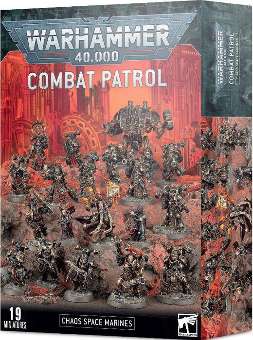 Combat Patrol: Chaos Space Marines er det ideale køb for at starte eller forstærke en hær fra denne Warhammer 40.000 fraktion
