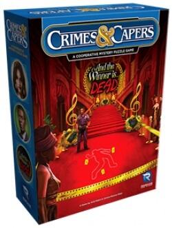 Crimes & Capers: And the Winner is... DEAD er et mysteriebrætspil hvor spillerne sammen opklarer Mannies død