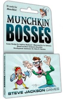 Kortspil udvidelse med bosses - Munchkin Bosses