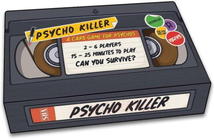 Psycho Killer er et kortspil, hvor du skal undgå gyser-fjender