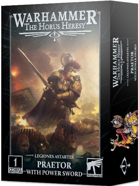 Legion Praetor with Power Sword kløver fjender i to i Warhammer spillet The Horus Heresy