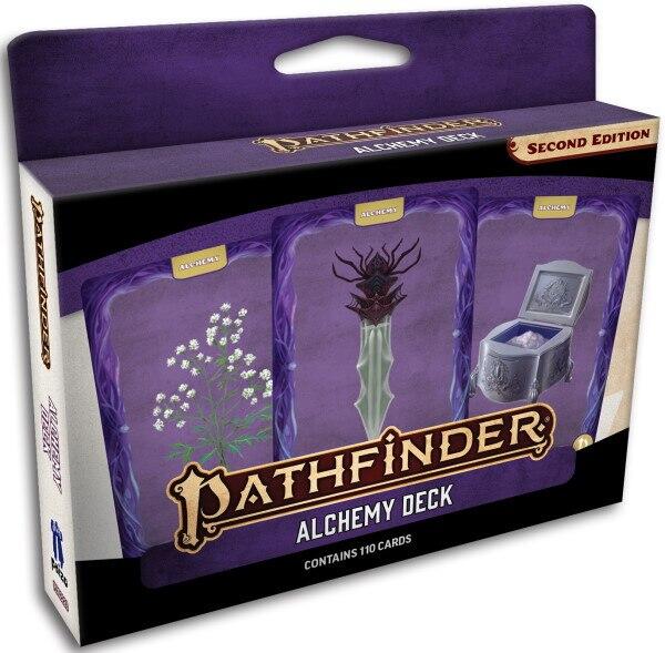 Alchemy Deck indeholder alle alkymistiske genstande fra Pathfinder 2nd Ed. Core rulebook og Advanced Player's Guide