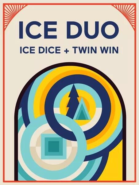 Pyramid: Ice Duo indeholder to af Looney Games Pyramid spil, IceDice og Twin Win
