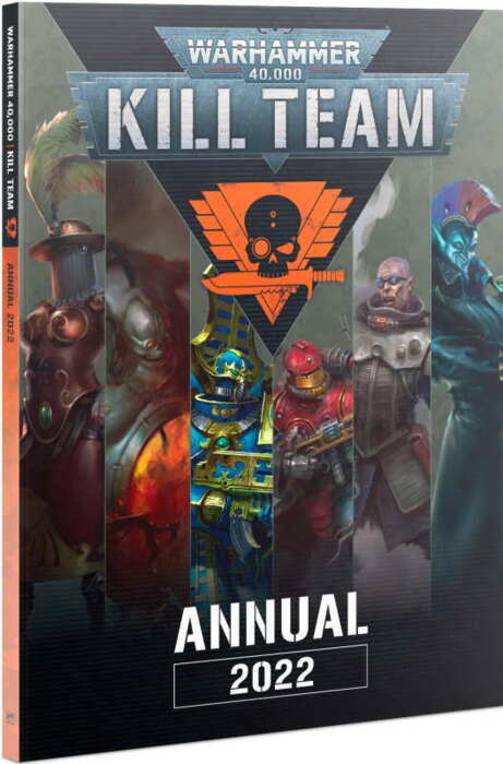 Kill Team: Annual 2022 indeholder regler til 6 kill teams, og 15 missioner til dette figurspil sat i Warhammer 40.000 universet