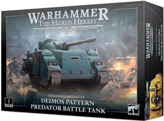 Deimos Pattern Predator Battle Tank er en af de mest udbredte tanks i senere dele af the Horus Heresy
