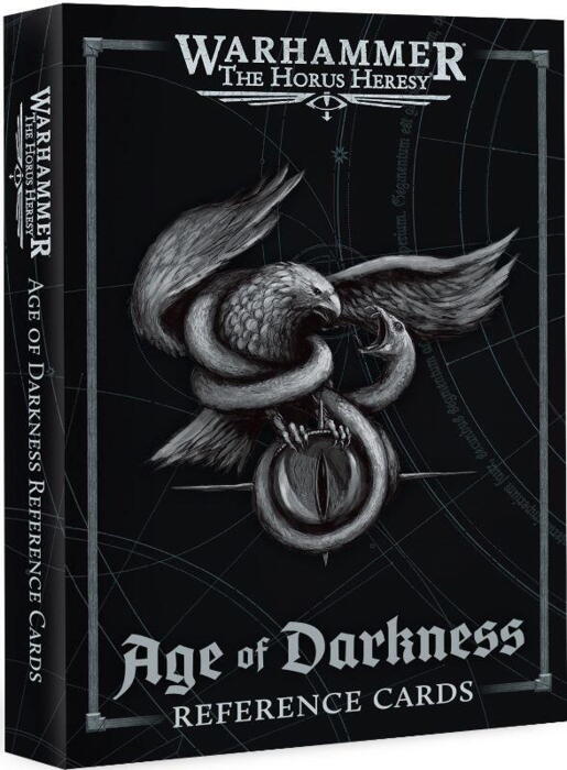 Age of Darkness Reference Cards til Horus Heresy gør dine kampe lettere at overskue, og minder dig om nytte evner