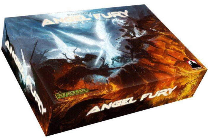 Angel Fury er et stort, strategisk brætspil med over 180 miniaturer