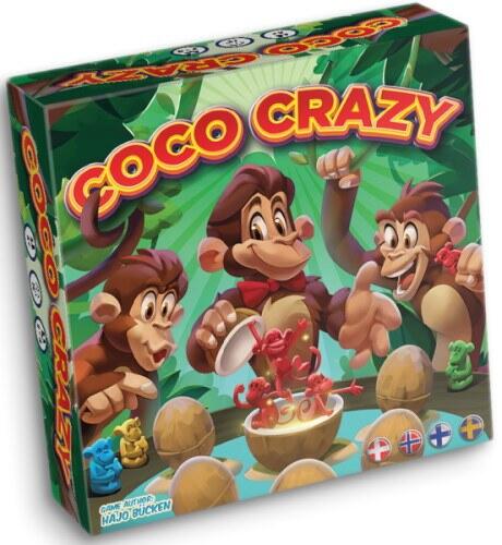 Coco Crazy er et klassisk familie og børnebrætspil fra 90'erne