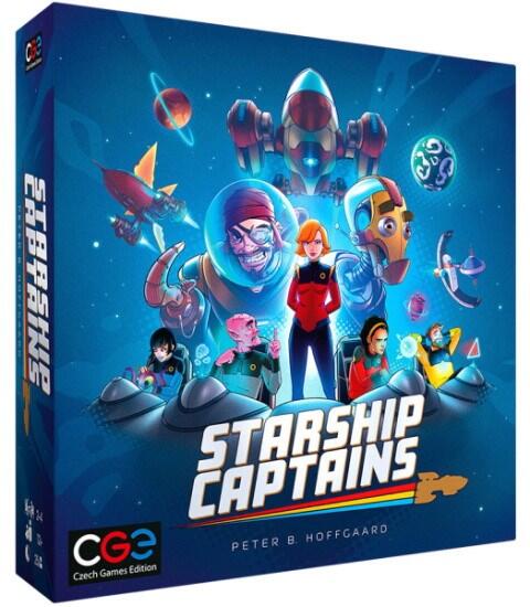 Starship Captains er et brætspil fra 2022, udviklet af danske Peter Hoffgaard, dette er hans første spil
