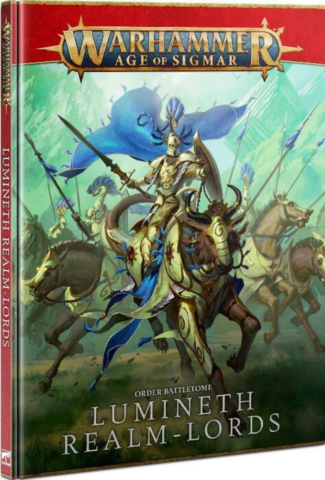 Battletome: Lumineth Realm-lords indeholder regler, maleguides og meget mere til denne Warhammer Age of Sigmar fraktion