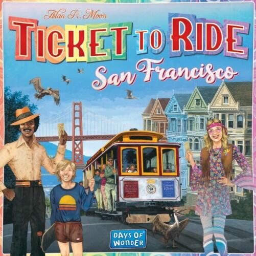 Ticket to Ride: San Francisco er en hurtig udgave af Ticket to Ride der kan spilles på ned til et kvarter