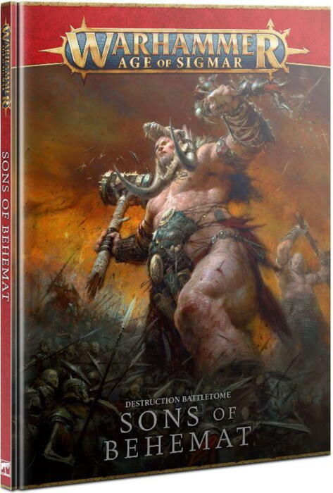 Battletome: Sons of Behemat indeholder regler for disse iltre kæmper til Warhammer Age of Sigmar
