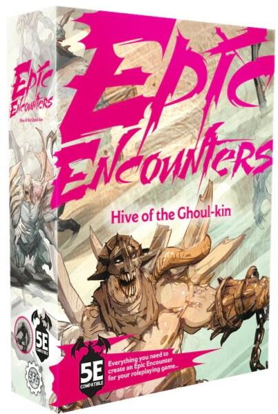 Hive of the Ghoul-kin fra Epic Encounters indeholder en række ghoul-kin miniaturer der er oplagte til fantasy rollespil
