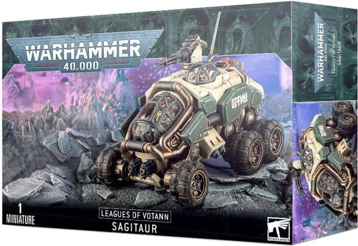 Sagitaur er en ATV, som Leagues of Votann bruger i krig