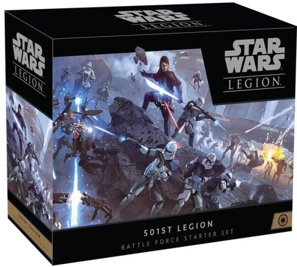 501st Legion Battle Force Starter Set giver dig mulighed for at bruge denne klassiske Clone Wars styrke i Star Wars: Legion
