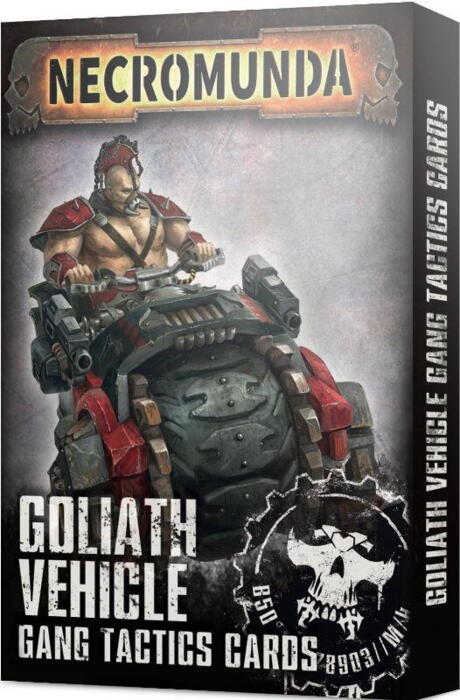 Goliath Vehicle Gang Tactics Cards hjælper dig med at holde overblik over din mobile Necromunda bande
