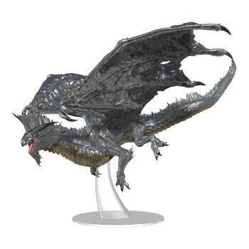 Adult Silver Dragon fra D&D Icons of the Realms er en flot miniature af disse venlige drager
