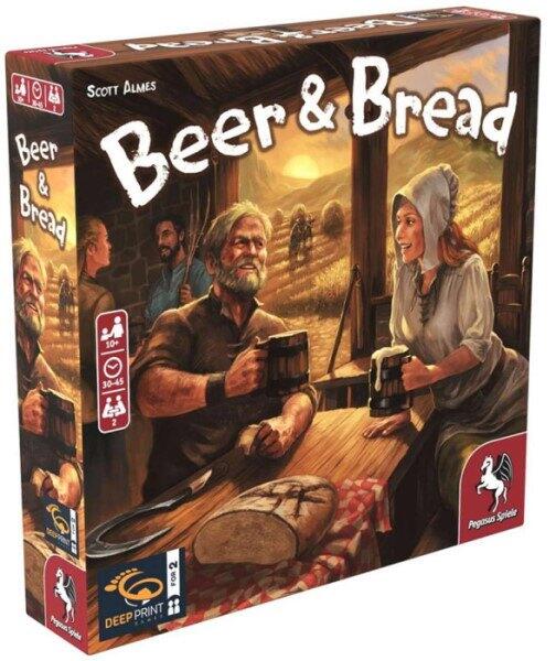 Beer & Bread er et brætspil for 2 spillere, hvor man repræsenterer rivaliserede landsbyer