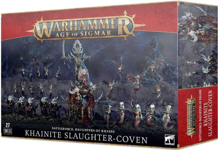 Battleforce: Khainite Slaughter-coven indeholder 27 Warhammer Age of Sigmar miniaturer