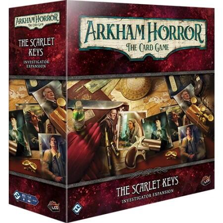 The Scarlet Keys Investigator Expansion indeholder 6 nye investigator til Arkham Horror: The Card Game
