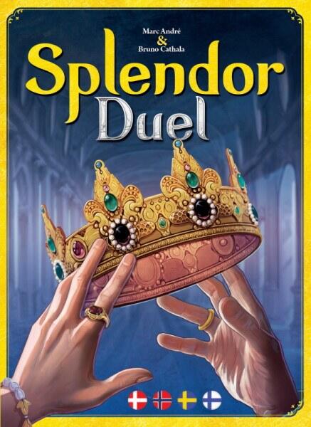 Splendor Duel (Nordisk) er en udgave af bestseller brætspillet for 2 spillere