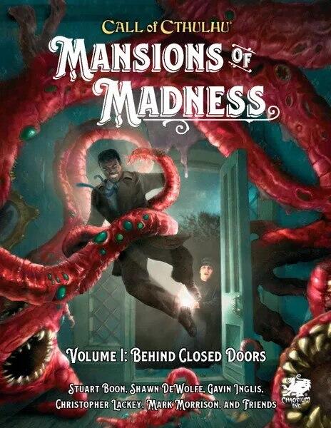 Mansions of Madness, Volume I: Behind Closed Doors indeholder fem scenarier til rollespillet Call of Cthulhu