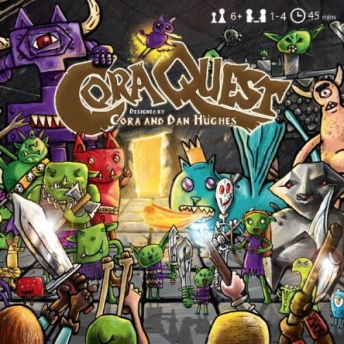 CoraQuest er et dungeon crawling brætspil, hvor selv de mindste kan være med