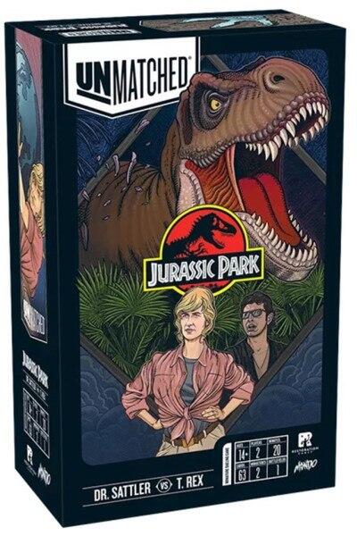 Unmatched: Jurassic Park – Dr. Sattler vs. T. Rex sætter disse to karakterer fra den klassiske film mod hinanden i et brætspil