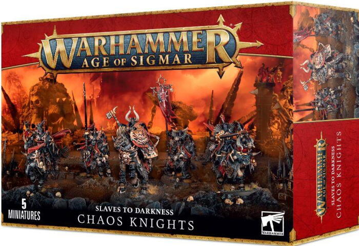 Chaos Knights er tungt kavalri for de mørke guder i Warhammer Age of Sigmar